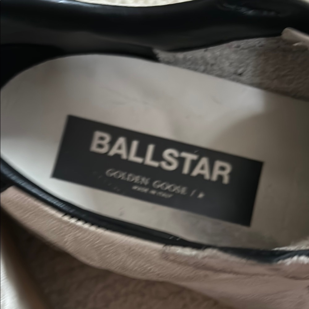 Golden Goose Men's White and Black Sneakers - Picture 4 of 7